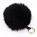 Dikoaina Large Faux Fur Pom Pom Keychain Bag Charm Fluffy Fox Fur Ball