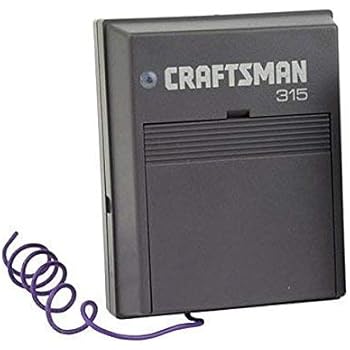Craftsman 315mhz garage door opener