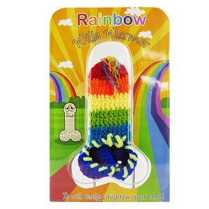 Novelty Rainbow Willy Warmer by A1Gifts