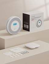 X-Sense Wi-Fi Smoke CO Alarm Home Voice Alerts Wireless Interlinked SBS50 Base view 10