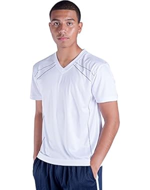 Men's Sportswear Sweat-Wicking Quick Dry V-Neck Cool T-Shirt