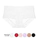 Eve's temptation Women Lily Everyday Mid-Waist Panties Lace Slimming Tummy Control Underwear Full Coverage Boyshorts