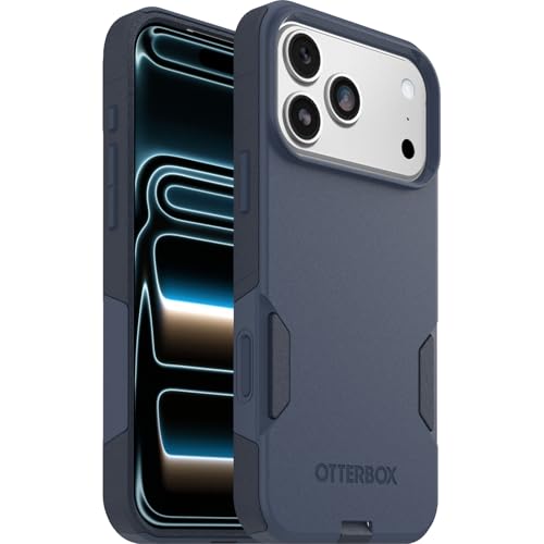 OtterBox Commuter Series MagSafe Hülle für iPhone 17 Pro Max, sturzsicher, schützende Hülle, 3X getestet nach Militärstandard, Blau