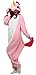 Adult Unisex Pink Unicorn Animal Kigurumi Onesies Pajamas Cosplay Birthday Party Wear