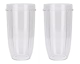 2 Extra Large Replacement Cups for NutriBullet High-Speed Blender/Mixer | 32oz NutriBullet Cup (Pack of 2) by Preferred Parts