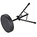 Drum Thrones Adjustable Padded Drum Stool with Anti-Slip Feet for Adults and Kids (Upgrate_Black)