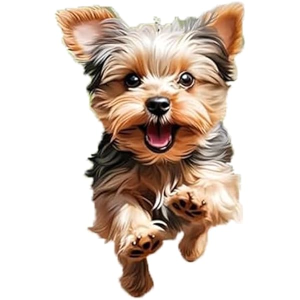Personalized Yorkshire Terrier Dog Sleeping In White Angel Wings