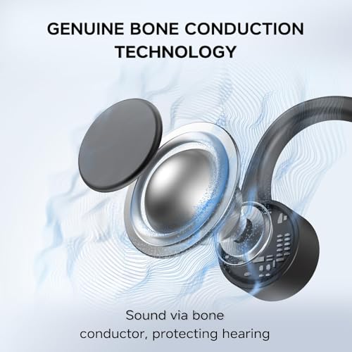 Bone Conduction Headphones, Swimming Headphones,Open Ear Sport Earphones, Wireless Bluetooth 5.4 built-in MP3 Player 32G Memory, IPX8 Waterproof Earphones for Swimming, Running,Cycling,Hiking