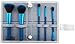 MODA Perfect Mineral 6 pc Makeup Brush Flip Kit, Blue