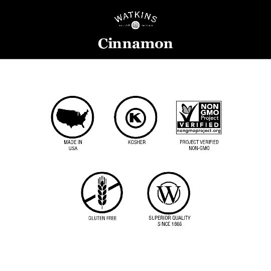 WATKINS GOURMET SPICE TIN, PURE GROUND CINNAMON, 6 OZ. TIN, 1-COUNT