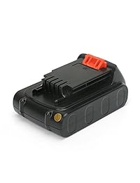 POWERAXIS LBXR20 - Batería de iones de litio de repuesto para Black and Decker LBXR20 LBXR20 LBXR20-OPE LBX4020 LBXR2020 LB20 LBXR20B-2 LB2X4020-OPE (negro)