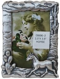 GiftsOGifts Horse Picture Frame, 2.5" x 3.5"