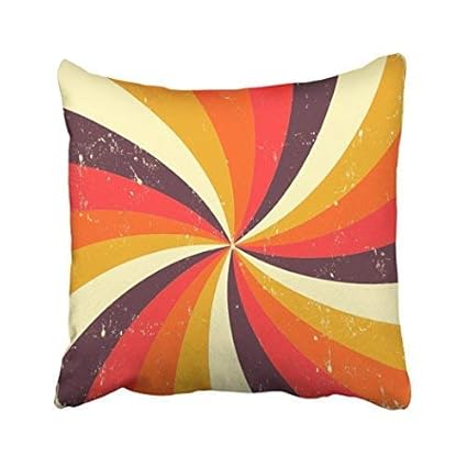 Amazon Com Imousde Colorful Vintage Grungy Retro Twirl Graphic