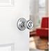 Kwikset 300T 26D CP Tylo Bed and Bath Knob, Satin Chrome