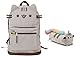 Pusheen Cat Face Backpack and Pusheenicorn Accessory Case Set