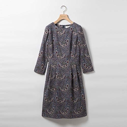 Amazon スキャパ Scapa ビンダウールペイズリー ブルー 40 ワンピース チュニック 通販