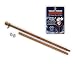 Valley Forge, American Flag Pole, Aluminum Oak-Colored, 6', 2-Piece for Grommeted Flag