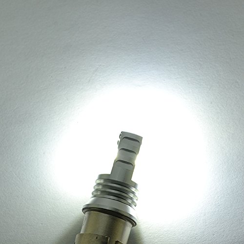 Alla Lighting 2200 Lumens Super Bright 6000K Xenon White LED Bulb High Power CSP Chipset 1156 7506 BA15S LED Lights Bulbs for Back Up Reverse Light Lamp Replacement
