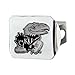 FANMATS 15094 Kansas Jayhawks Chrome Metal Hitch Cover with Chrome Metal 3D Emblem