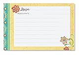 C.R. Gibson 40 Count Recipe Cards, Lined Back To Front, Cards Measure 4