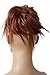 CAISHA XXL Hairpiece Scrunchie Updo Voluminous Slightly Wavy Messy Bun Copper Brown G14F