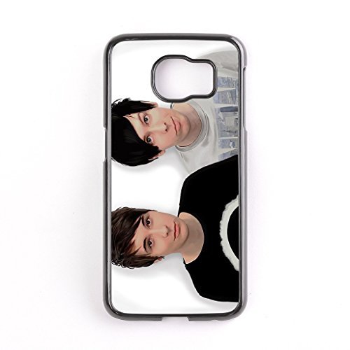 Dan And Phil Phone Case Cover For Samsung Galaxy S6 Cases Black Hard (6256631002942)