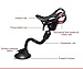 Amaz247 Windshield Universal Smartphone Car Mount Holder Cradle for iPhone 6, 6 Plus, 6S, Edge 5S SE Samsung Galaxy S5, 4, 3, S7, 6 Edge Plus, Note 5, 4, 3 & other Smartphones