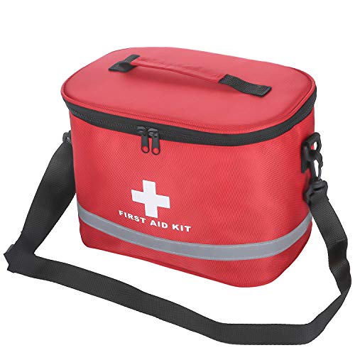 zhiyi First Aid Bag Box - Medical First Aid Trauma Bag First Aid Kit Empty for Kids and Emergency at Home,Camping,Backpacking,Hiking,Car,Home