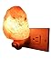 Dream Salts Himalayan Salt Lamp Night Light/Mini Natural Air Purifying Crystal Rock/UL Approved wall plugin/Hand Carved Home, Bedroom, Nursery Ionizer Decoration (Natural)