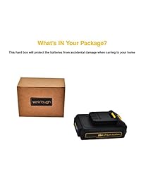 Werktough D023 - Juego de destornilladores sin cable (20 V, con cargador de batería de iones de litio)