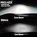 Roadi HID Xenon Replacement Bulbs - D2S - D2C - D2R - 6000K - Bright White(1 Pair) - 2 Year Warranty