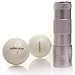 GlowV2 Night Golf Balls (2-Pack) - Best Hitting Ultra Bright Glow Golf Ball - Compression Core and Urethane Skin - Includes UV Flashlight