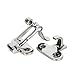MIZUGIWA Boat Anti-Rattle Latch 316 Stainless Steel Marine Deck Lock Hasp,Lockable Hold Down Clamp Anti-Rattle Latch Fastener Boat Yacht Accessory,Pack of 2