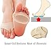 JAPAN SOLUTIONS Metatarsal Pads Cushions Sleeve Ball of Foot Pain Relief Gel Pad Sleeves for Forefoot Support, Arthritis, Tendonitis, Fracture, Diabetic L