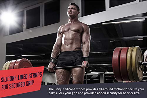 image for RIMSports Weight Lifting Straps with Wrist Support - Best Wrist Straps