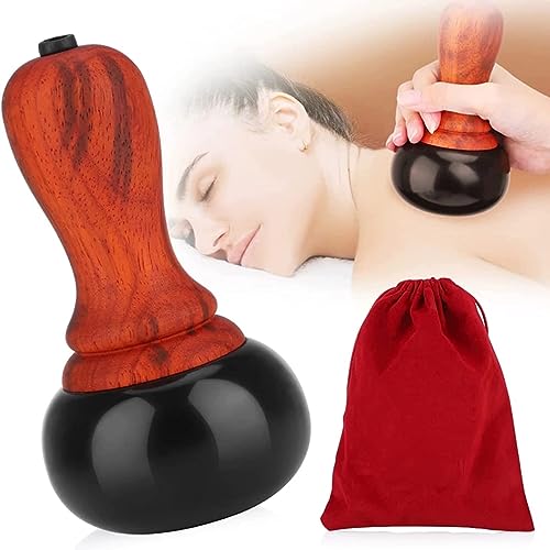 TERRIFI Electric Hot Stones Massage Kit with Temperature Control, Includes Natural Bian Stone Gua Sha Scraping Massage Tools, Ideal for SPA, Relaxation, Pain Relief and Massage Treatments