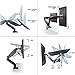 ONKRON Dual Monitor Desk Mount for 13 to 27-Inch LCD LED Computer TV Screens up to 14.3 lbs G160thumb 3