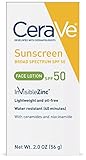CeraVe Sunscreen Face SPF 50, 2 oz, Old Formula (Discontinued)