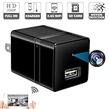 Spy Camera Wireless Hidden - USB Wall Charger Camera -Nanny Cam with Cell Phone App - Spy Camera WiFi - Home Security - 1080P HD - Motion Detection - Smart Snap Cam