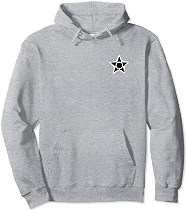Unisex Hashtag Onyx Star Urban Style Graphic Print Hoodie Medium Heather Grey
