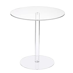 KVMORZE Acrylic Cake Stand, Clear Round Cupcake