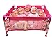 Doll Pack N Play, Take Along Crib Toy Accessory for Dolls with Carry Along Bag, Doll Travel Playpen Bed