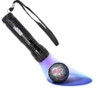 HQRP 12 LED 365 nm UV Flashlight Black light for