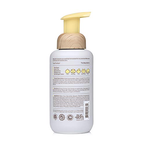 Baby Bum Shampoo & Wash Tear Free Foaming Soap for Sensitive Skin