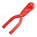 QuickFire Ideal Snowball Maker, Red Plastic Grip Snow Ball Launcher