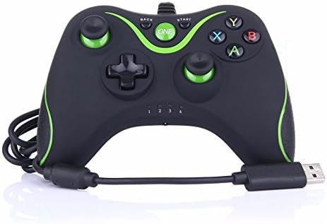 Xboxone Controller Wired PC Joystick - KLNO Xbox1 (2017 New) PC &amp; Windows(10 7), Gamepad, Heavy-duty, USB Wired, Dualshock For Microsoft Windows Xbox one
