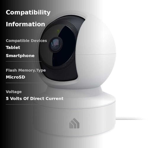Kasa Smart Kasa 2K QHD Security Camera Pan/Tilt, Starlight Sensor for Color Night Vision,Motion Detection for Baby & Pet Monitor, SD/Cloud Storage,Works with Alexa & Google,Free Expert Support(KC410S) - View 3