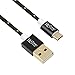 WEme Aluminum Micro USB 2.0 Cable with Gold Plated Connector 1Meter / 3Feet Type A Male to Micro B Male Sync Charging High Speed Cable for Samsung, HTC, Nexus, Android Devices, Black