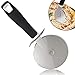 Zulay Pizza Cutter Wheel - Super Sharp Stainless Steel Pizza Wheel - Premium Pizza Slicer - Large Wheel Handles Large or Small Pizza with Ease