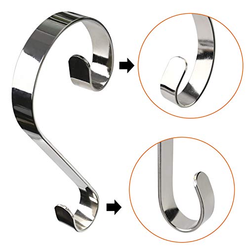 3 otters Christmas Stocking Hanger Set, 4PCS Stocking Holders Christmas Stocking Garland Hooks